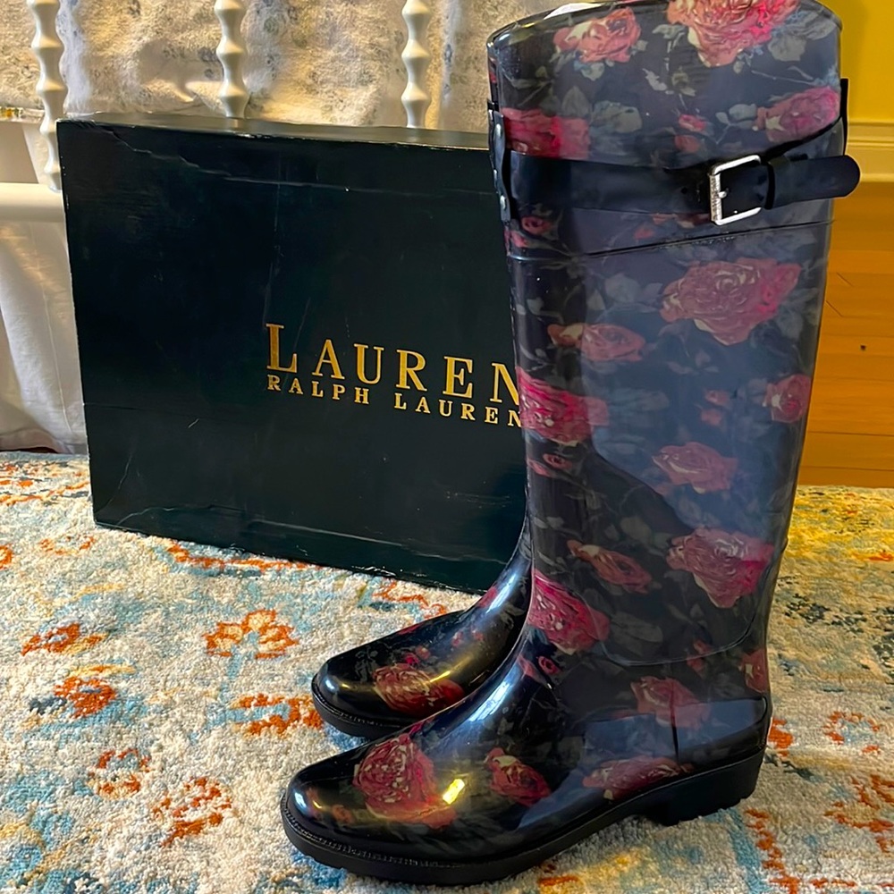 Ralph Lauren Equestrian style rain boots